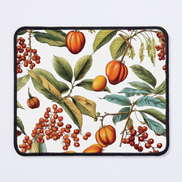 Item preview, Vintage Botanical Fruit and Leaf Pattern Art Print designed and sold by GiveMeMood.