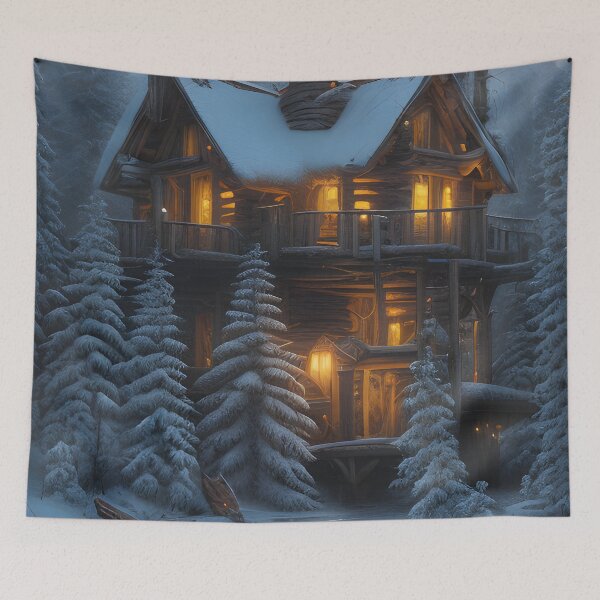 Item preview, Cabin in the woods designed and sold by SolarisMoon.