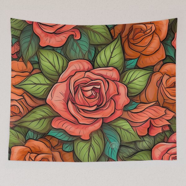 Item preview, Rose Pattern Filigree Style designed and sold by MTJ-Mushrooms.