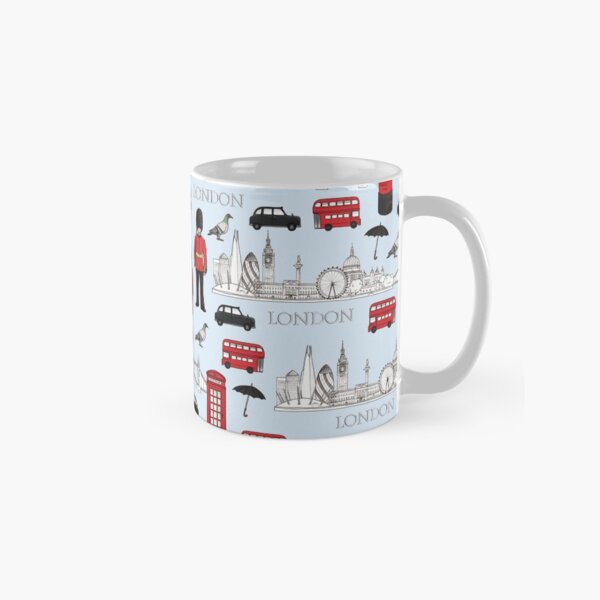 Aperçu de l'œuvre Skyline et icônes de Londres créée et vendue par Hazel Fisher.