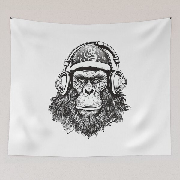 Item preview, Monkey Head designed and sold by hamishby.