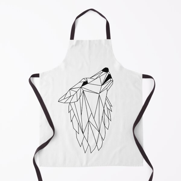 Item preview, Geometric Howling Wild Wolf designed and sold by Petra Lang.