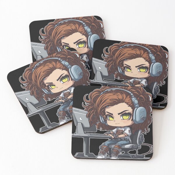 Item preview, Brunette hacker girl. designed and sold by s3venM.