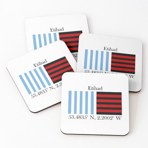 Item preview, Manchester City Etihad Coordinates Design designed and sold by JBeDesign.