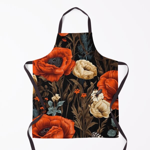 Aperçu de l'œuvre Floral Pattern Poppy and Butterfly créée et vendue par MTJ-Mushrooms.