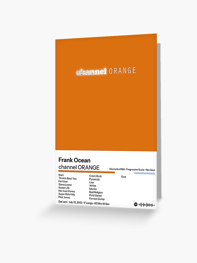Frank Ocean Posters | Channel Orange Poster | Album Cover Poster | Poster  Print Wall Art | Custom Poster | Home Decor | Blond | Frank Ocean Poster 