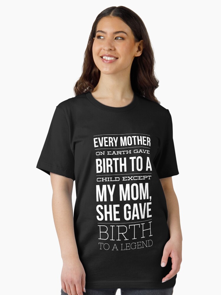 Mother Women Funny Shirt Wife Baby Momma Engineer Legend T-Shirt