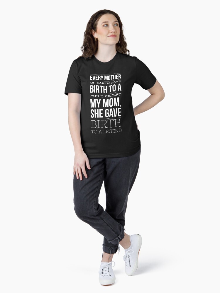 Mother Women Funny Shirt Wife Baby Momma Engineer Legend T-Shirt