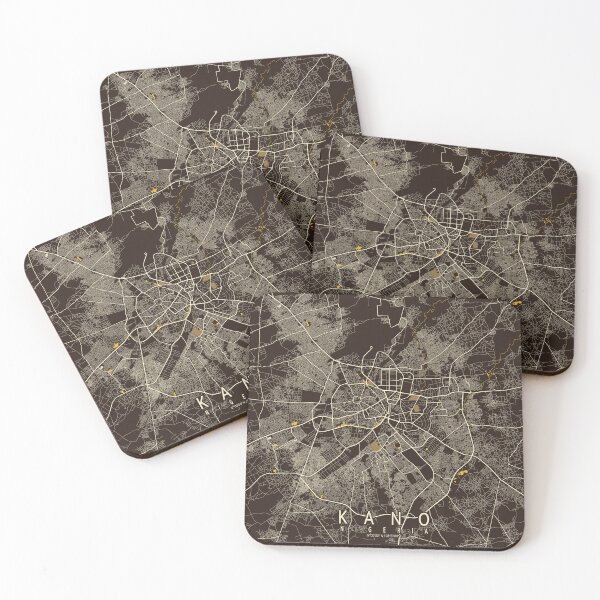 Item preview, Kano City Map of Nigeria - Pastel designed and sold by deMAP.