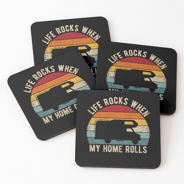 Item preview, Life Rocks When My Home Rolls Road Trip Present RV Camper designed and sold by PandaPope.