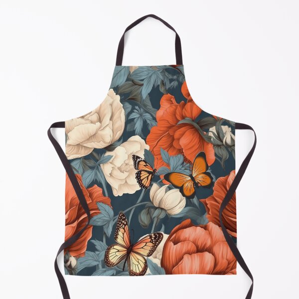 Aperçu de l'œuvre Floral Pattern Poppy and Butterfly créée et vendue par MTJ-Mushrooms.