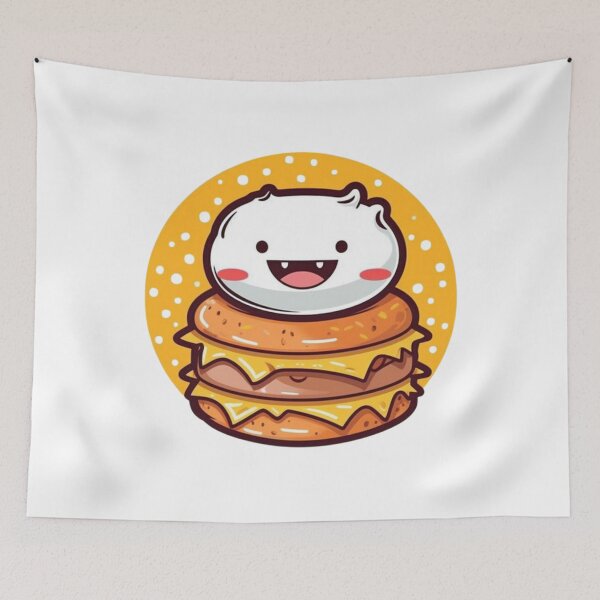 Item preview, Cute KawaiiMadness Kawaii Ham Sandwich designed and sold by KawaiiMadness7.