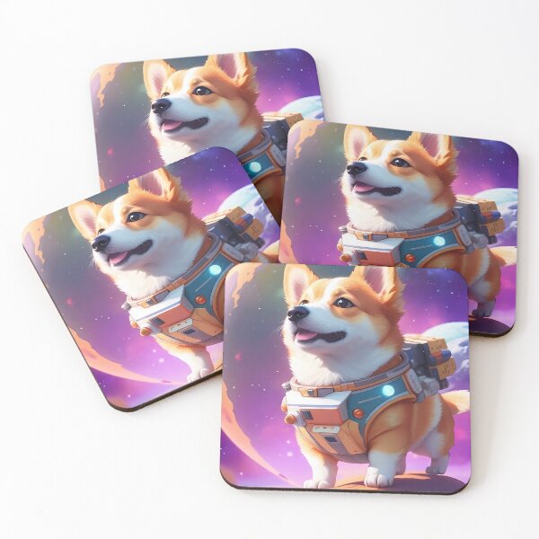 Item preview, Cosmic Corgi: A Journey Through the Stars designed and sold by CrowStormCreative.