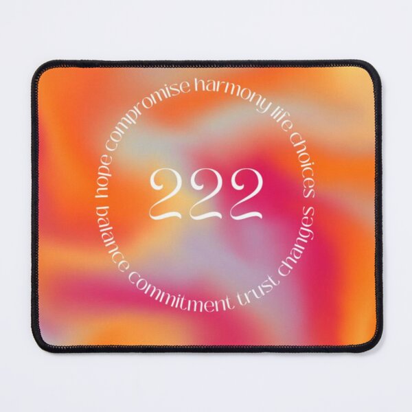 Item preview, 222 angel number red aura poster manifestation lucky girl syndrome crystal designed and sold by Anavrisss.