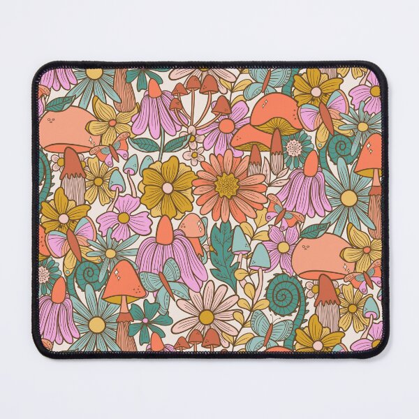 Item preview, Summery floral butterflies ferns toadstools leaves designed and sold by Kimmygowland.