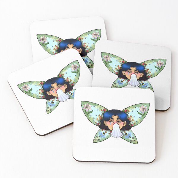 Item preview, Allergy Cherub: Pollen (Black) designed and sold by The Artsy Gremlin.
