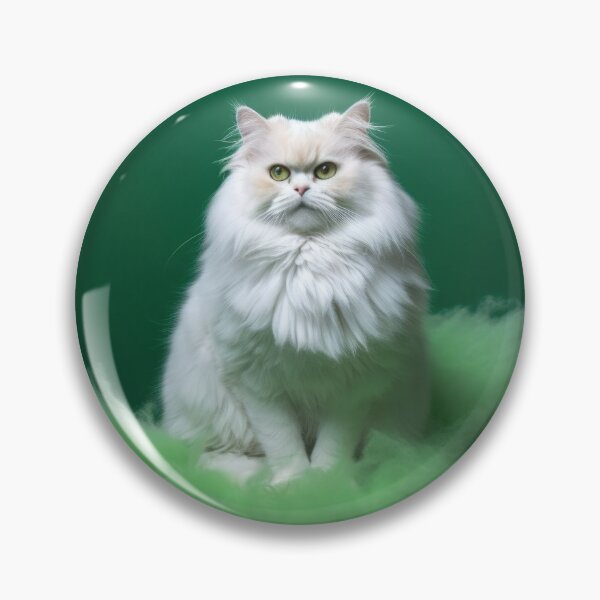 Item preview, Cat on Green Plush - Beautiful Cats Art designed and sold by DigitalArties.