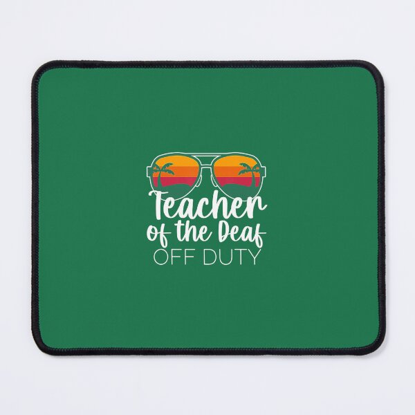 Item preview, Teacher of the Deaf Off Duty Sunglasses Beach Sunset designed and sold by jplohyifi92.