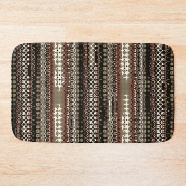 Item preview, Shades of Brown Abstract Stripes Pattern designed and sold by Trevor Hirst.