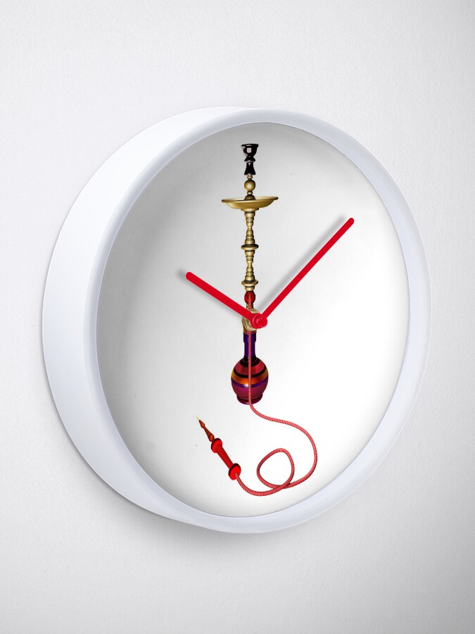 Alternate view of Hookah 3D render - side view Clock