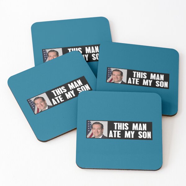 Item preview, This man ate my son Ted Cruz meme  designed and sold by NikkoXus.