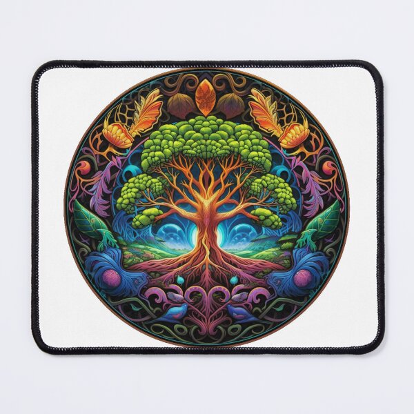 Item preview, Spiritual, Colorful, Aesthetic | White | Sacred Yggdrasil Tree designed and sold by FantasySoul.