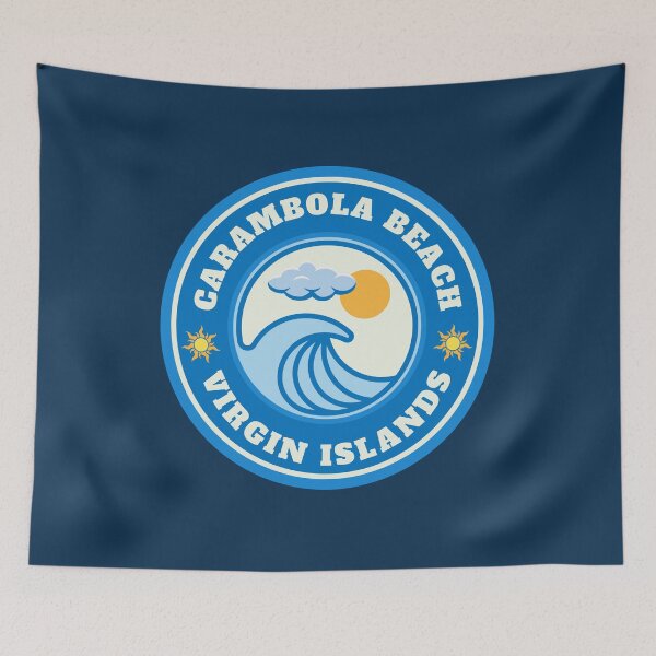 Item preview, Carambola Beach St Croix Virgin Islands - Summer Destination Vintage Logo designed and sold by Vintage-TM.