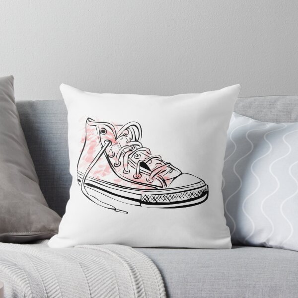 Item preview, red tatty converse style shoe designed and sold by qlobba.