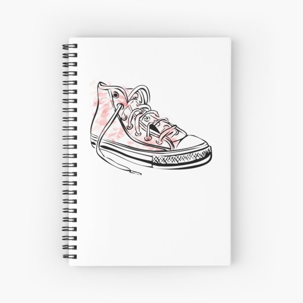 Item preview, red tatty converse style shoe designed and sold by qlobba.
