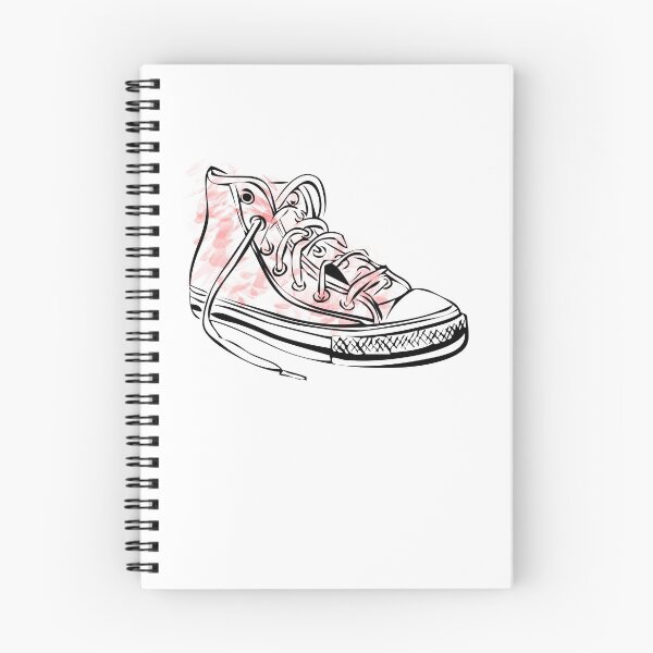 Item preview, red tatty converse style shoe designed and sold by qlobba.
