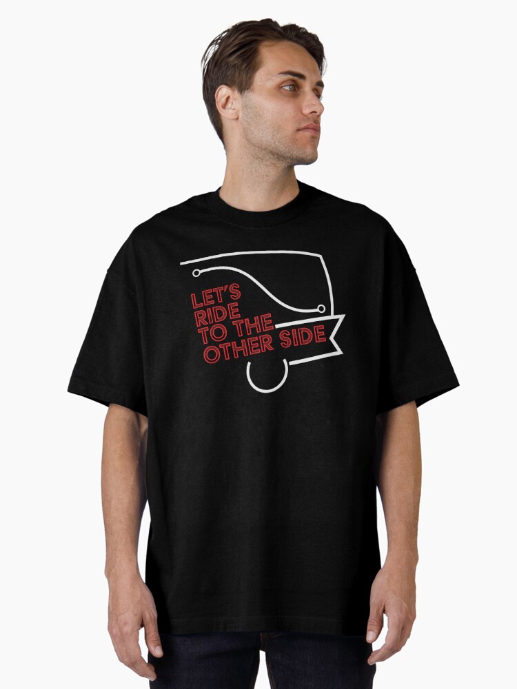 Thumbnail 1 of 7, Oversized T-Shirt, Let's Ride Hearse designed and sold by HearseMerch.