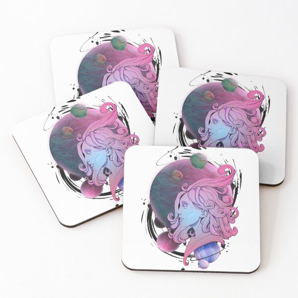 Item preview, Vaporwave Planet Space Girl designed and sold by PVSKI.
