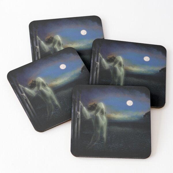 Item preview, Spooky summernight at the gate, painting designed and sold by AK-Hevonen.