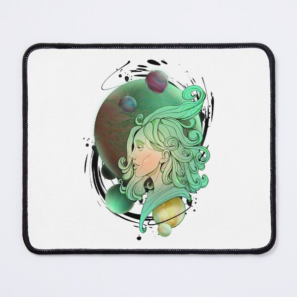 Item preview, Vaporwave Planet Space Girl designed and sold by PVSKI.