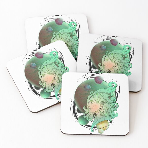 Item preview, Vaporwave Planet Space Girl designed and sold by PVSKI.