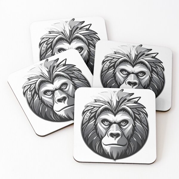 Item preview, gorilla logo designed and sold by FredArtluxury.