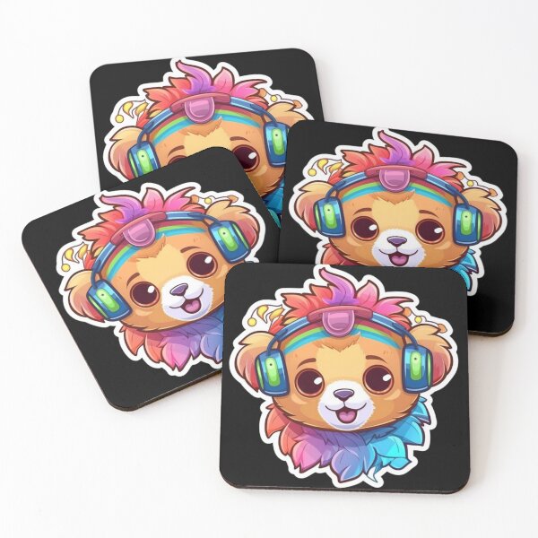 Item preview, Cute KawaiiMadness Kawaii Baby Lion Jamming designed and sold by KawaiiMadness7.