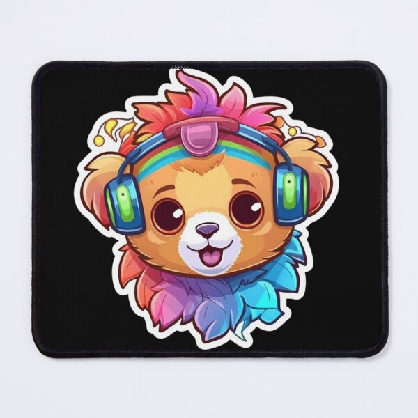 Item preview, Cute KawaiiMadness Kawaii Baby Lion Jamming designed and sold by KawaiiMadness7.