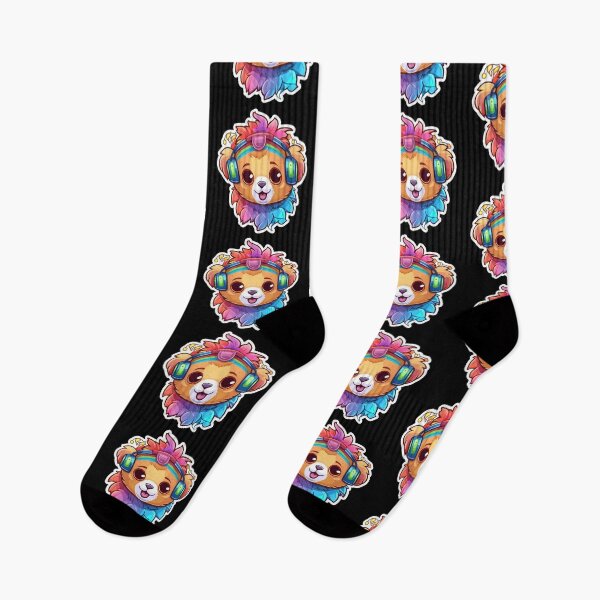 Item preview, Cute KawaiiMadness Kawaii Baby Lion Jamming designed and sold by KawaiiMadness7.