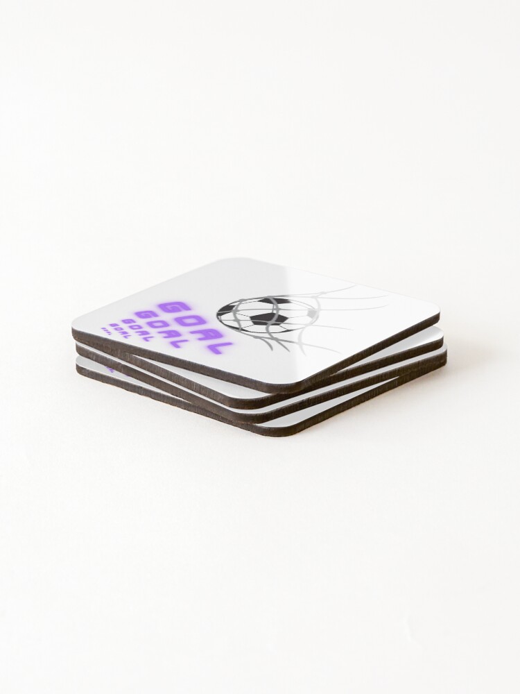 Thumbnail 4 of 5, Coasters (Set of 4), goal designed and sold by Rfaneva.