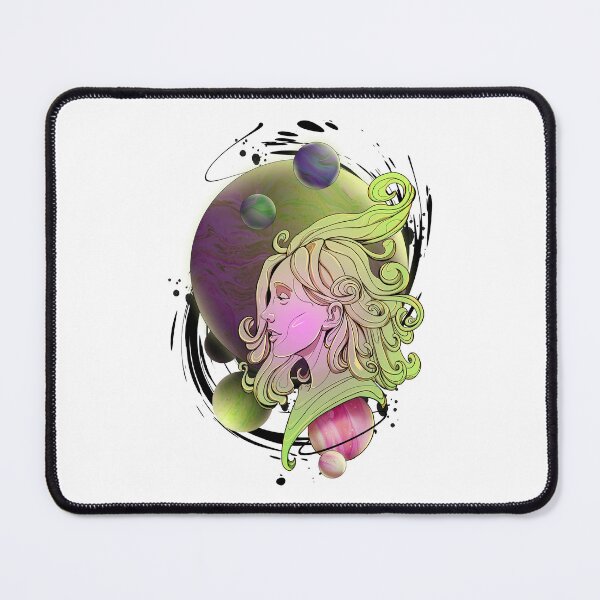 Item preview, Vaporwave Planet Space Girl designed and sold by PVSKI.
