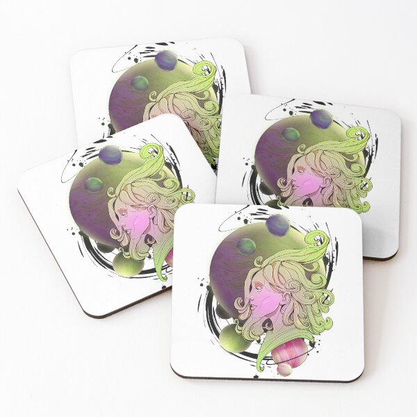 Item preview, Vaporwave Planet Space Girl designed and sold by PVSKI.