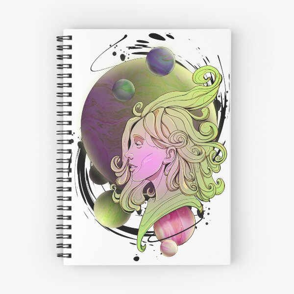 Item preview, Vaporwave Planet Space Girl designed and sold by PVSKI.
