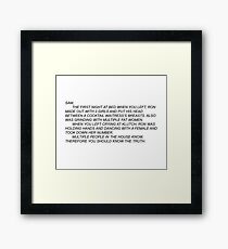 Jersey Shore Framed Print