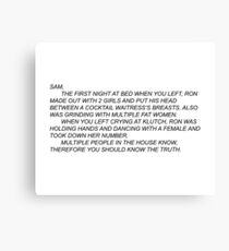 Jersey Shore Canvas Print