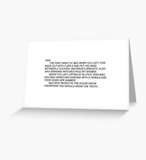 Jersey Shore Greeting Card