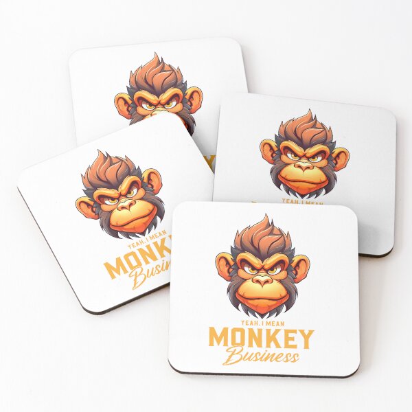 Item preview, LI Merx - Yeah, I mean Monkey Business / Monkey's & Apes designed and sold by Laticis Imagery.