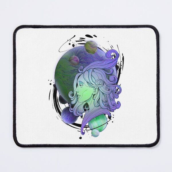 Item preview, Vaporwave Planet Space Girl designed and sold by PVSKI.