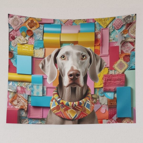 Item preview, Wolfgang the Weimaraner - Beautiful Dog Art designed and sold by DigitalArties.