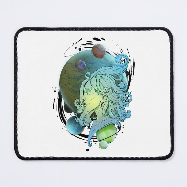 Item preview, Vaporwave Planet Space Girl designed and sold by PVSKI.